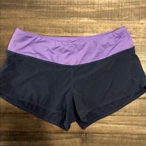 Navy Purple Lululemon shorts - Size 6